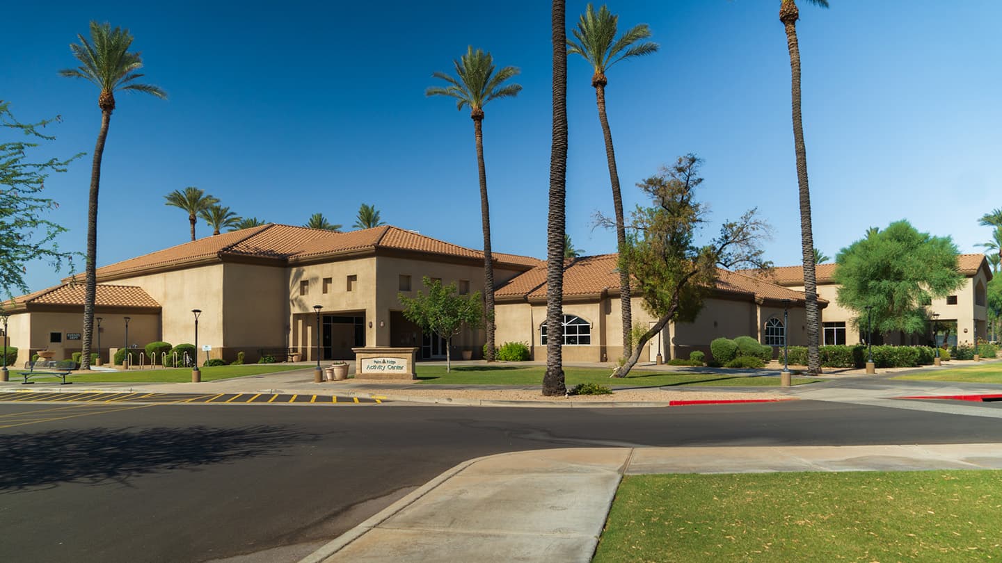 Palm Ridge Activity Center exterior in Sun City West